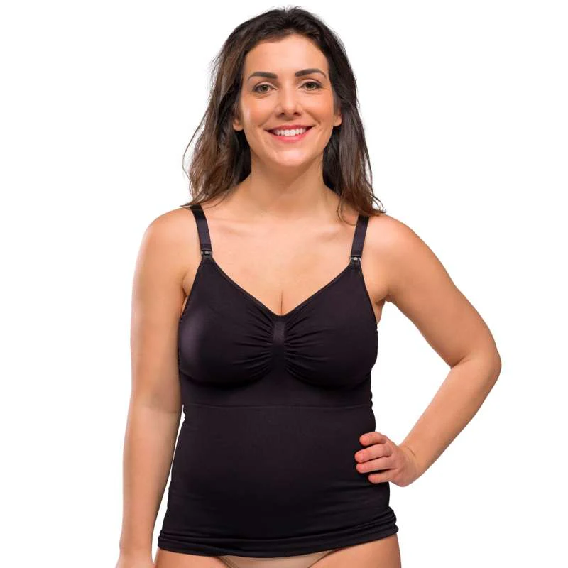 Carriwell Back to You Ammetop - Camisole seamless - black - Afbeelding 6