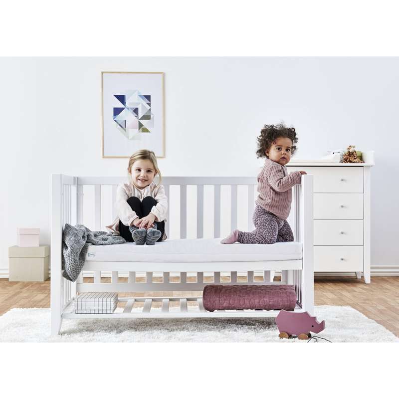 Hoppekids ANTON - Baby bed incl. ECO Dream Mattress - 60x120 cm. - White - Afbeelding 5