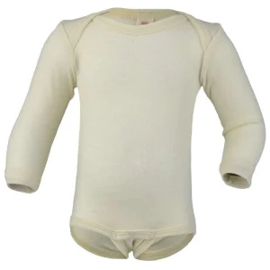 Engel Natur Body with Long Sleeves - Wool/Silk - Natural