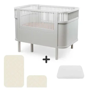 Sebra Sengen - Klassisk - Stone Grey - Bundle 2