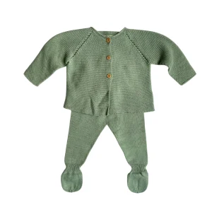 Gebreide Newborn Set Groen - Micu Micu