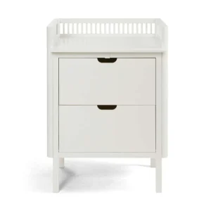 Sebra Changing table with drawers - Classic White